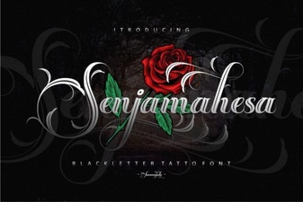 Senjamahesa Font: Elegant Typography for Your Designs