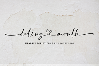 Design Font Ideas for a Dating Calendar