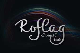 Design with Roflag: Modern Stencil Font Projects