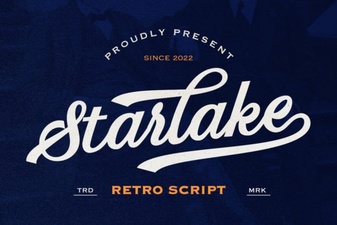 Starlake Retro Font: Classic Script for Modern Projects