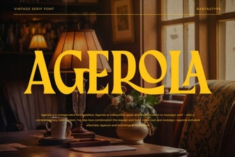 Agerola Font: Modern Elegance for Your Designs